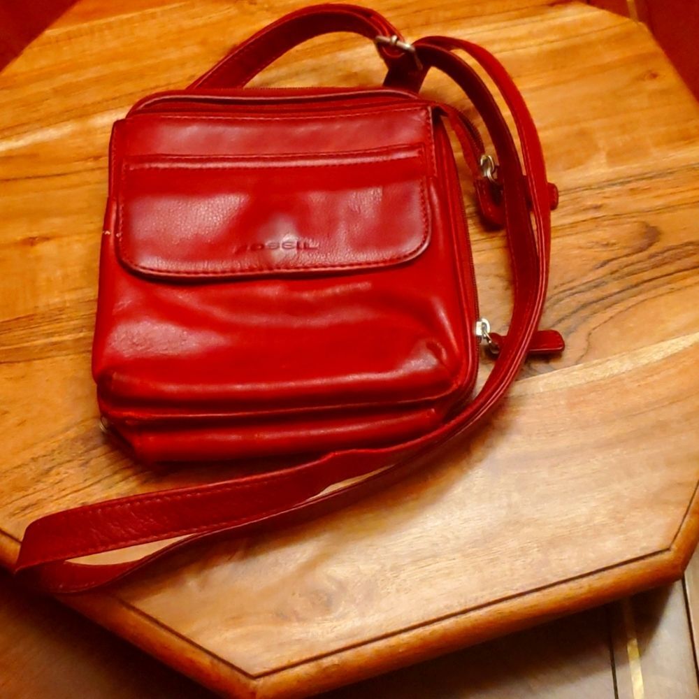 Fossil Genuine Leather Crossbody Bag